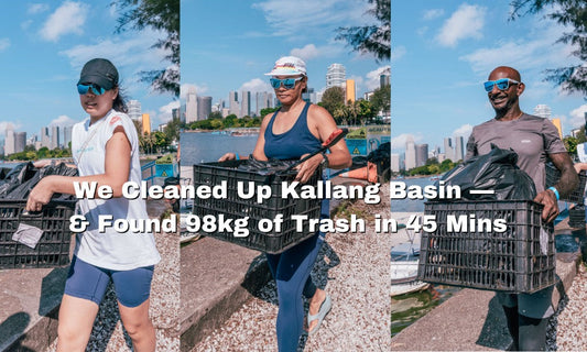 We Cleaned Up Kallang Basin and Found 98kg of Trash in 45 Minutes